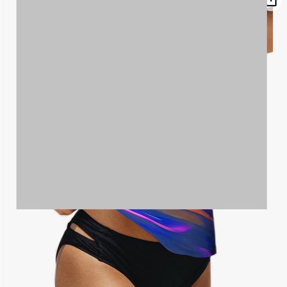 Lot of 2 Bikinix tankini BOTTOMS ONLY BLACK 3XL NWOT - Picture 5 of 5